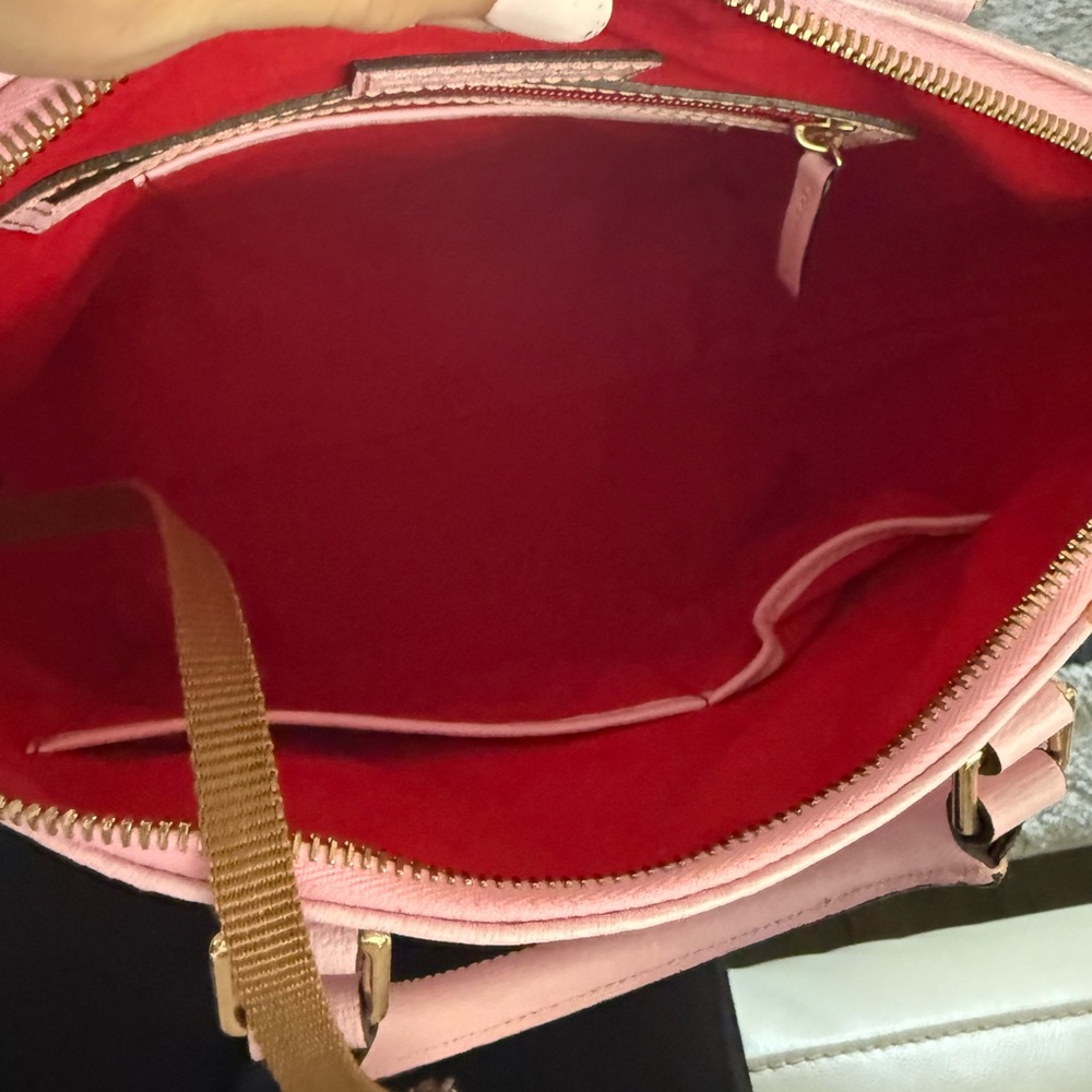 Dooney & Bourke Light Pink Satchel with Gold Accents - Picture 8 of 8